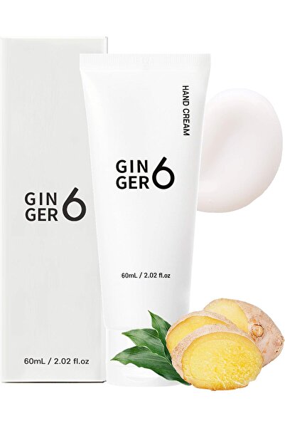 Ginger6 Anti-Aging Hand Cream with Shea Butter, Hyaluronic Acid, and Ginger E...