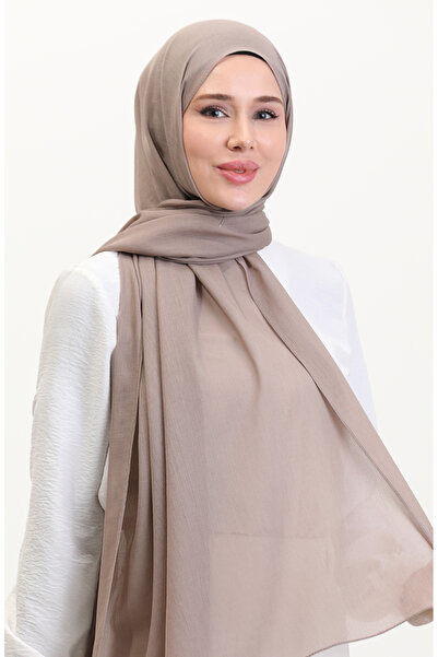 sefamerve Καλοκαιρινό σάλι 70256-06 Dark Mink