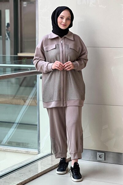 Mahal Crochet Knitwear Mesh Covered Pants Set