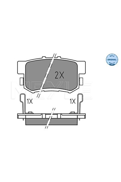 MEYLE Set Placute Frana Frana Disc Puntea Spate Honda Cr-5 2/Fr-5