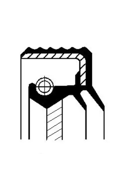 CORTECO Simering, Diferential 49376344 Abarth Punto Alfa Romeo 159/159 Sportw...