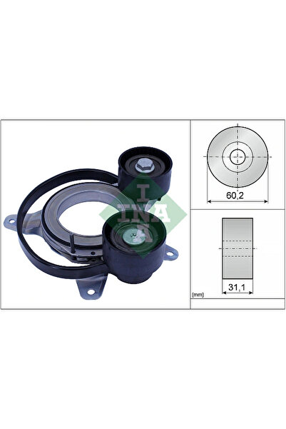 FAG Intinzator Curea Curea Distributie Volvo S60 3/S90 2/V60 2 Volvo Asia S90