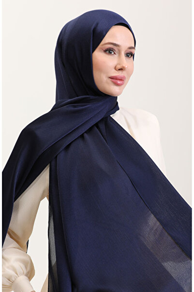 sefamerve Σάλι Jan Jan Chiffon 70239-41 Ναυτικό μπλε