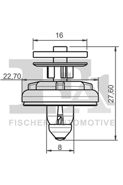 FA1 Clips Acoperire Decorativa Si Protectie Audi A6 C6/Q5/R8 Skoda Superb 2