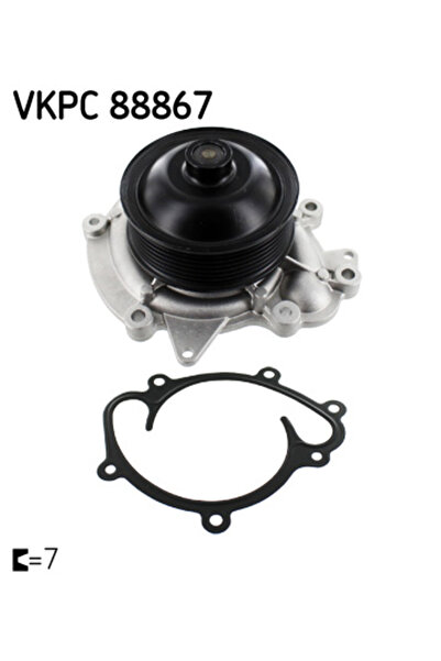 SKF Water pump, replacement filter set, Mercedes S-CLASS (W222, V222, X222)