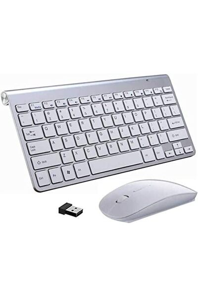 Jiffy 2.4Ghz Wireless Keyboard And Mouse Combo, Ultra Thin Portable Keyboard Compatible with Compu