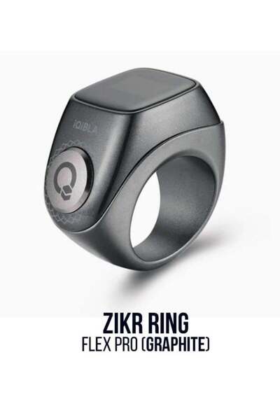 UMEOX Digital Counter Tasbeeh 3 Size Compatible SMART Zikr Metal Ring Graphite