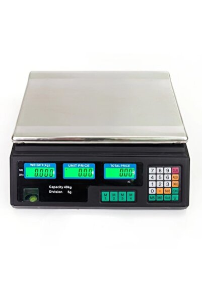 OEM Electronic scale with dual display, accumulator, 40kg + Gift Kitchen Apron