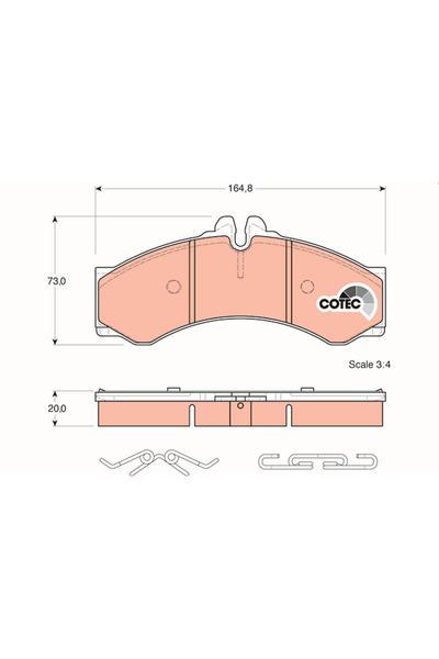 TRW Set Placute Frana Frana Disc Mercedes-Benz G-Class/Sprinter 2-T