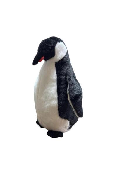 PAPU Sevimli Penguen Peluş Oyuncak - 30 cm - Siyah