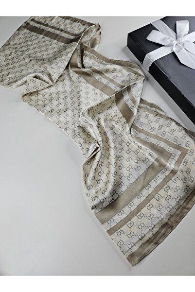 sem oyuncak شال حريري فاخر من الفوال حجاب وشاح بنمط G مقاس 70 × 180 سم