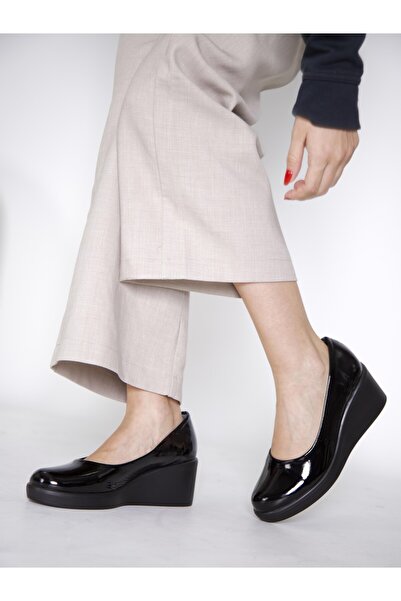 stato 215651114-1 Women's High Heel Shoes Black Leather Patent Leather