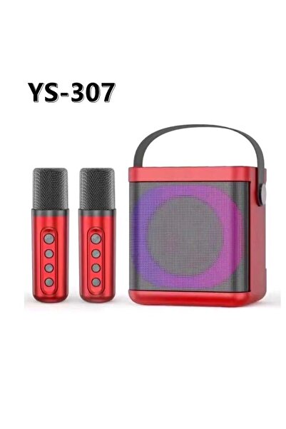 SU.YOSD YS307 Home Karaoke Portable Bluetooth Speaker Dual Wireless Microphone