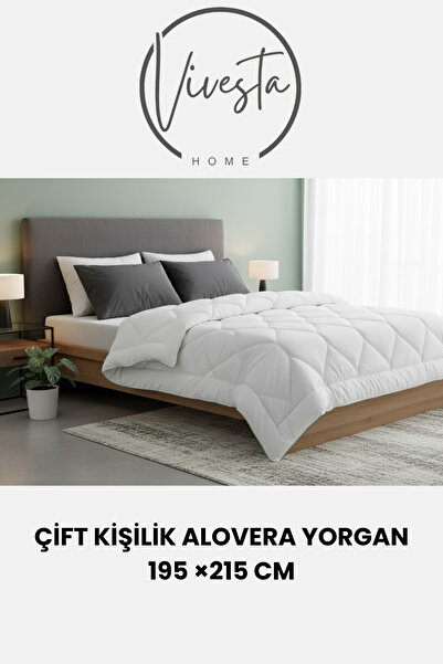 Vivesta Home Aloe Vera Çift Kişilik Yorgan 195x215 cm