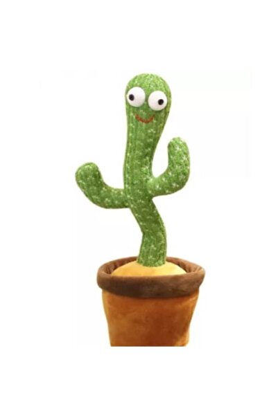 Insta Pachet promoțional: Cactus dansator vorbitor de pluș cu baterie reîncăr...