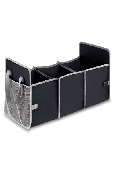 DacEnergy Car trunk organizer, 600D polyester, 3 compartments, external pocket...