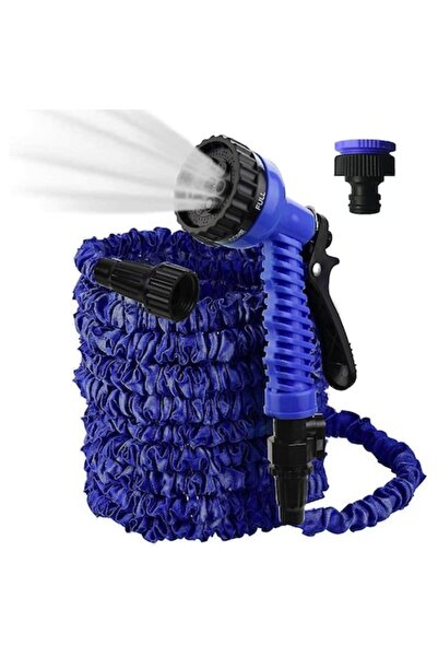 OEM Extensible Blue Hose 60m + Watering Gun with 7 Modes and Garden Accessories