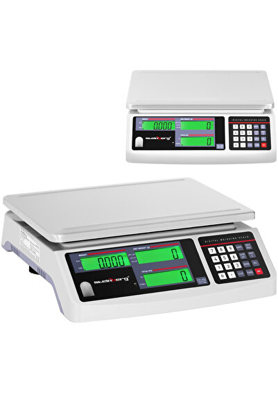Other Cântar comercial pentru magazin cu afișaj LCD 30,5 x 22 cm 30 kg / 1 g