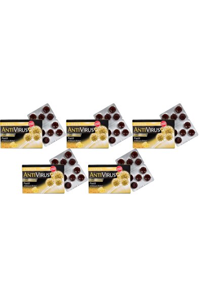 CISTUS Antivirüs Ballı Limonlu Pastil 10'lu 5 Adet