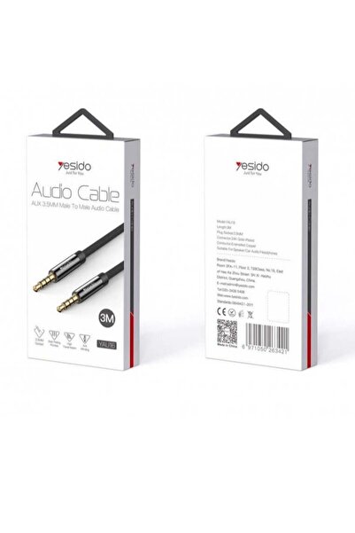 Yesido YAU16 Auxiliary Audio Cable Tangle-free 3.5mm