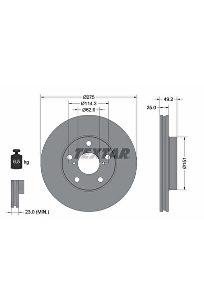Krieger Disc Frana Toyota Camry/Rav 4 2