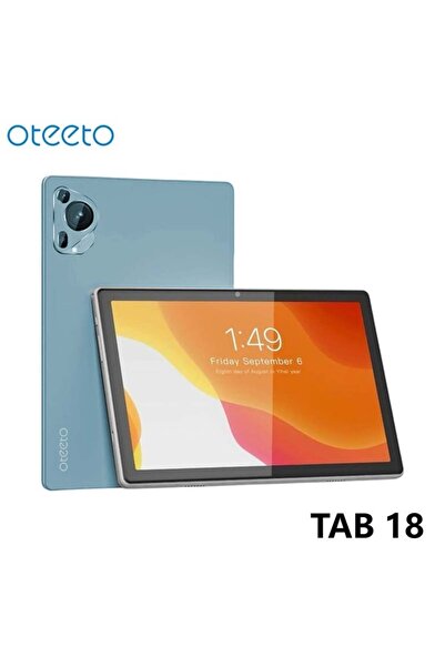 OTEETO جهاز لوحي TAB 18 بنظام أندرويد 15 بشاشة 10.1 بوصة - ذاكرة وصول عشوائي (RAM) سعة 8 جيجابايت + ذاكرة تخزين داخلية سعة 512 جيجابايت - يدعم تقنية البلوتوث والواي فاي