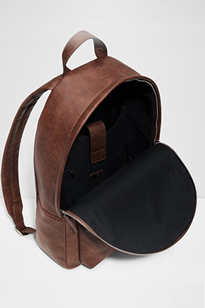Aldo Mathao - Men's Brown Two-Compartment Backpack