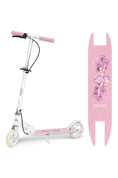 Ricokids Kodi Ballerina foldable children's scooter, adjustable handlebar height, anti-slip platform