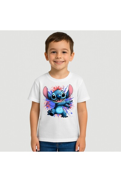 OEM Tricou pentru copii 100% bumbac cu cusătură, alb