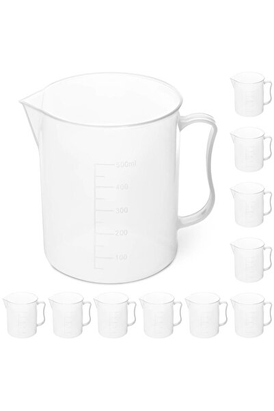Other Pahar de laborator din plastic cu gradație 500 ml - 10 buc.