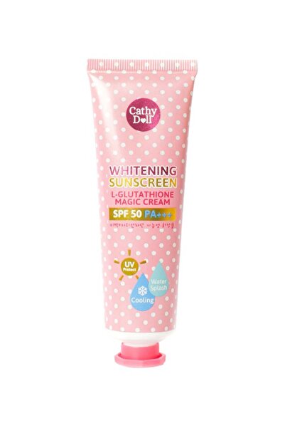 Cathy Doll Doll Magic L-Glutathione Cream for Skin Whitening and Pore Tightening with Sunscreen SPF 130+