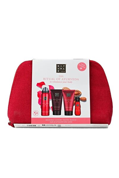 Rituals Set Ritualul Ayurvedei, Șampon 70ml, Gel de duș 50ml, Balsam 70ml, Ulei pentru păr și corp 30ml