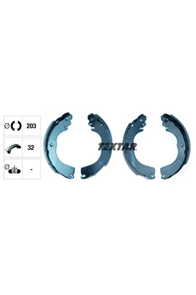 TEXTAR Set Saboti Frana Mitsubishi Mirage / Space Star 6/Mirage 6 Limuzina 20...