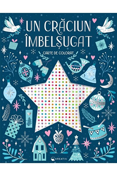 Editura Kreativ Un Craciun imbelsugat – 1000 strasuri autocolante