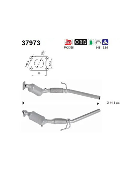 As Catalizator Seat Ibiza 5 Vw Polo 6