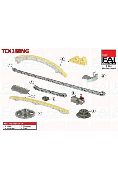 FAI AUTOPARTS Chit Lant De Distributie Partea De Jos Honda Accord 7/Cr-5 2/Cr...