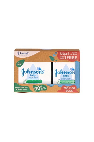 Johnson Johnson's Ear Swabs 200 pcs + 100 pcs free