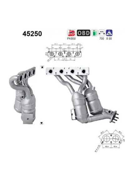 As Catalizator Bmw 1/3