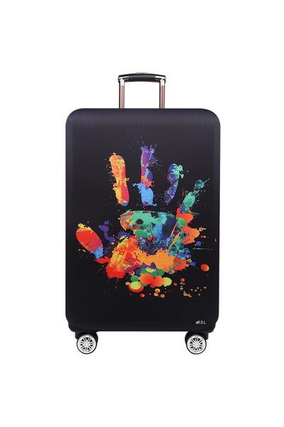 eR D L Husă de protecție pentru cărucior mărimea S, model cu amprente digitale,