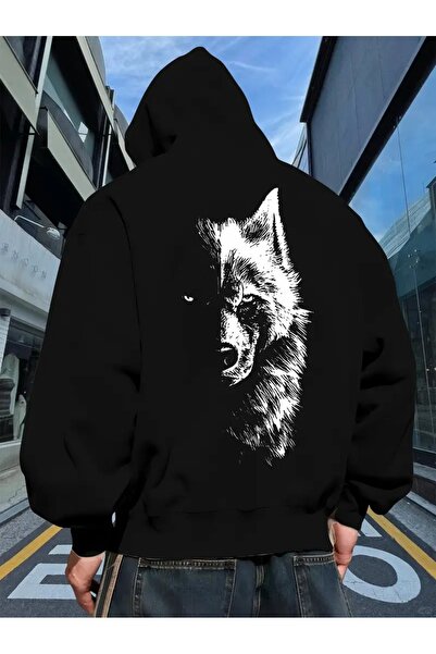 CLASİVA سويت شيرت بقلنسوة 3 خيوط، تصميم أنيق ومريح، مقاس كبير للجنسين، الموسم...