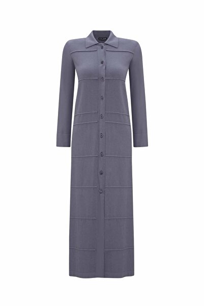 MISS DALIDA Gömlek Yaka Uzun Triko Bullet Hırka