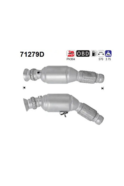 As Катализатор Mercedes-Benz Viano/Vito / Mixto Body/Vito Bus