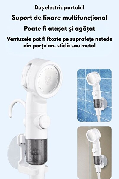 OEM Dus electric portabil 5000mAh, camping, masina, plaja, animale de companie, furtun 2m