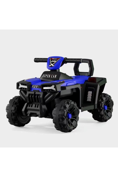 CAR Electric Ride-On 6V Battery, 380 Motor with Music, Lights & Early Education 29-GB931-BLUE