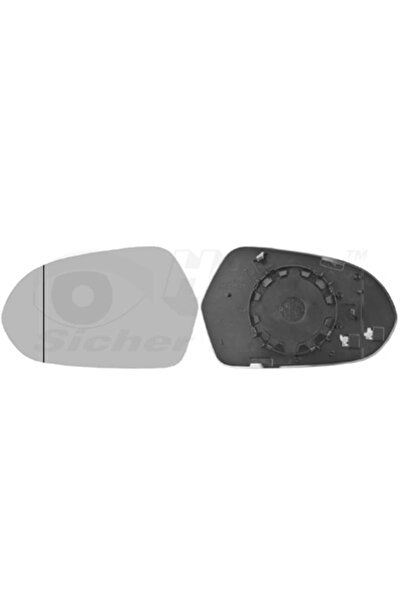 VAN WEZEL Sticla Oglinda Oglinda Retrovizoare Exterioara Stanga Audi A6 Allro...