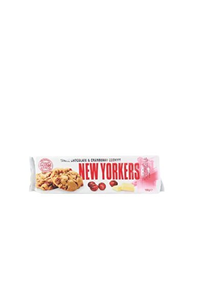 New Yorker Imported Soft White Chocolate Cranberry Turna Nut Cookie 6 Pieces X 150 Gr