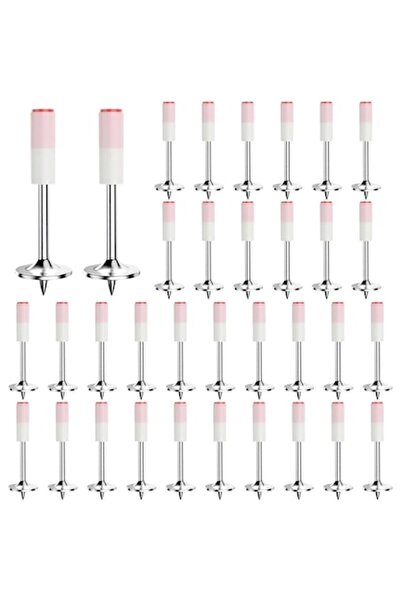 XMSZQU Set de 100 de cuie rotunde, șuruburi pentru pistol de cuie manual, 7,3...