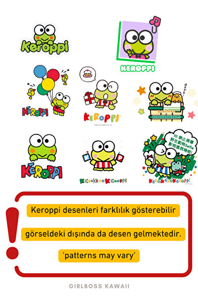 Girlboss Kawaii Keroppi White Mousse Ankle Socks School Socks All Ages Children/Teenagers/Adults Series