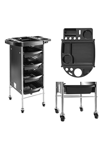 Other Mobile hairdressing trolley on wheels with drawers PHYSA 4 drawers