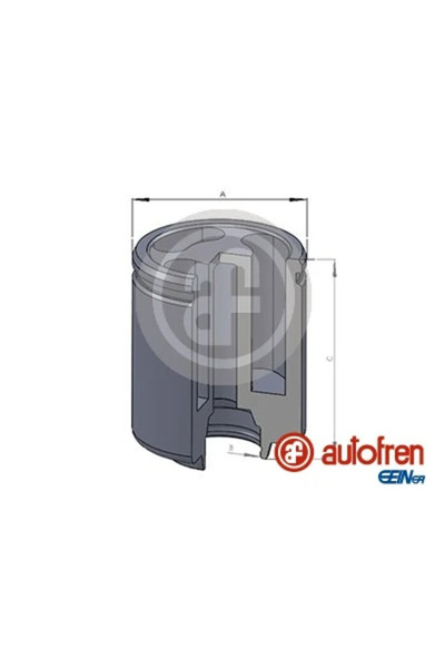 AUTOFREN SEINSA Piston Etrier Frana Puntea Spate Iveco Daily 4 Caroserie/Dail...